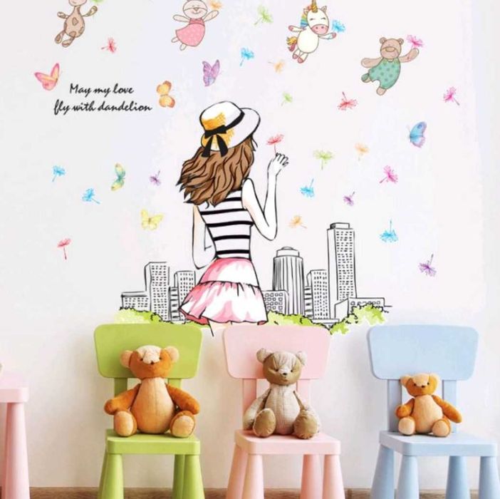 Наклейка интерьерная 60х90 см