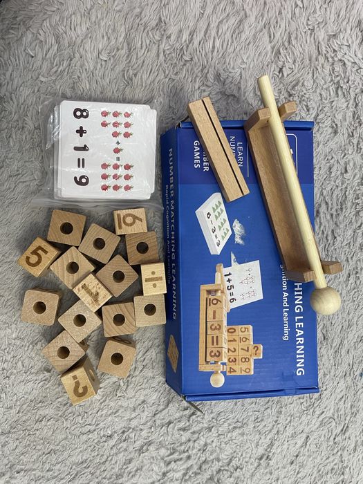 Счеты. Обучение сопрставлению чисел