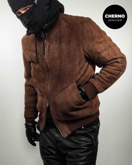 Мъжко бомбър яке от естествена кожа SELECTED HOMME NORTON - L•M – Ново