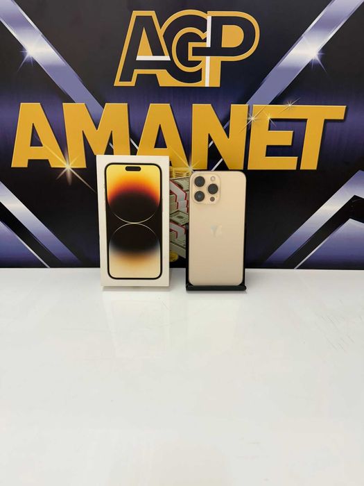 iPhone 14 Pro Max 128Gg Gold AGP Amanet Cod 3711