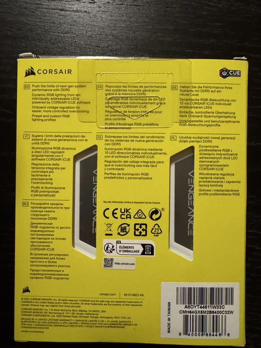 Kit RAM DDR5 2x32GB 6400MHz C32