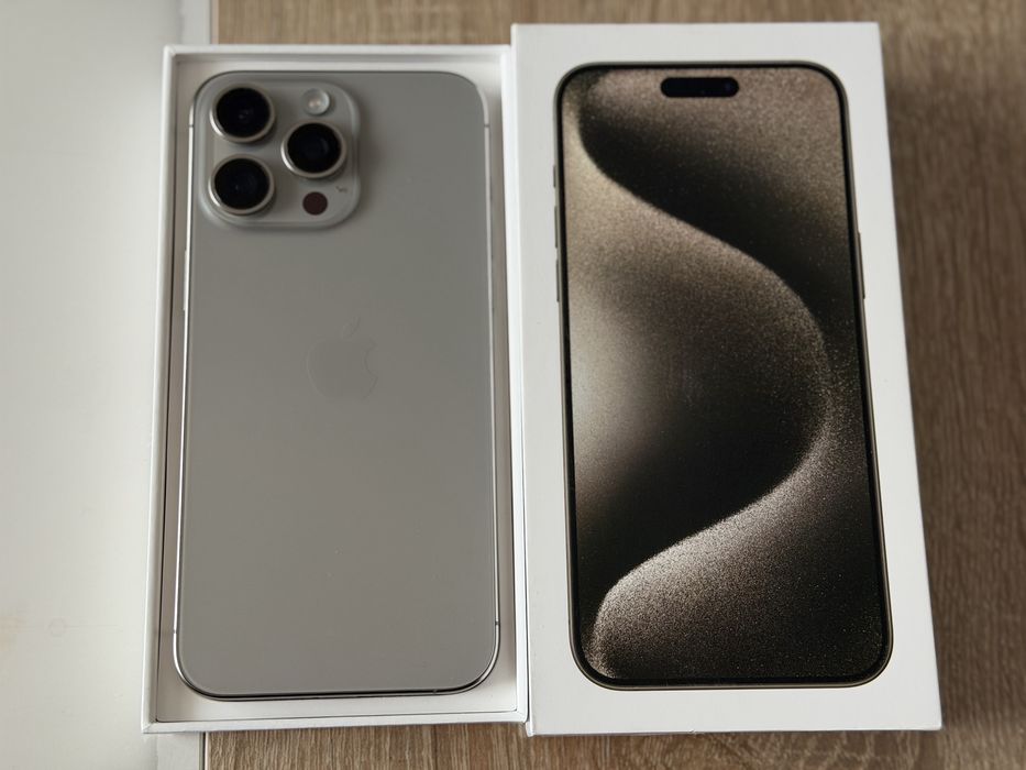 IPhone 15 Pro Max, Natural Titanium, 256GB
