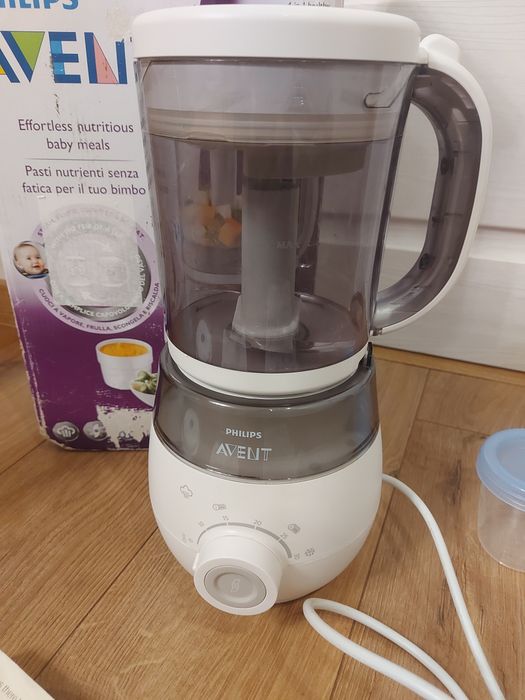 Уред за бебешки пюрета , готвене на пара Philips Avent 4в1