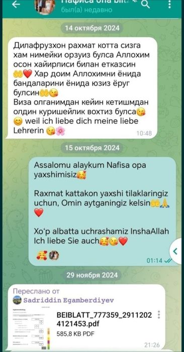 Nemis tili Online kurs Tajribali Ustozdan