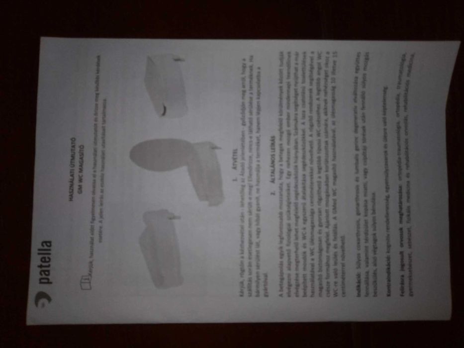 Inaltator toaleta nou 15 cm