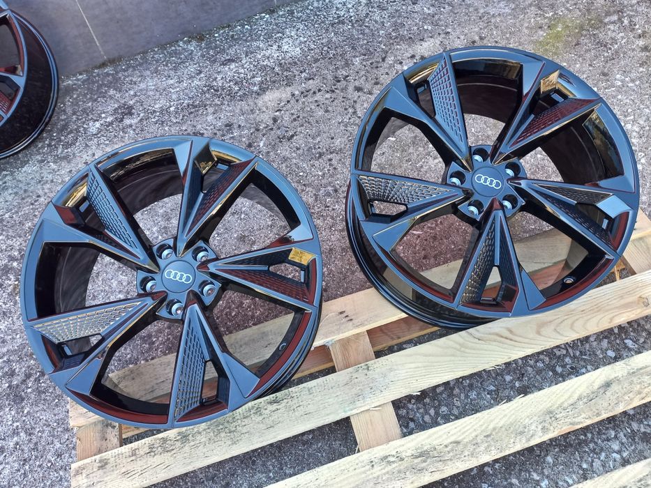 19"Audi Rs 8.5ж ет29 А4 А5 А6 А7 А8 Q3 Q5 Piano Black  Чисто Нови