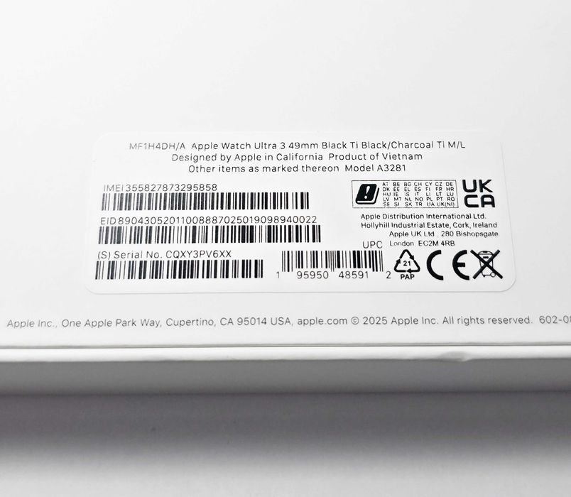 Apple Watch Ultra 3 49mm Black