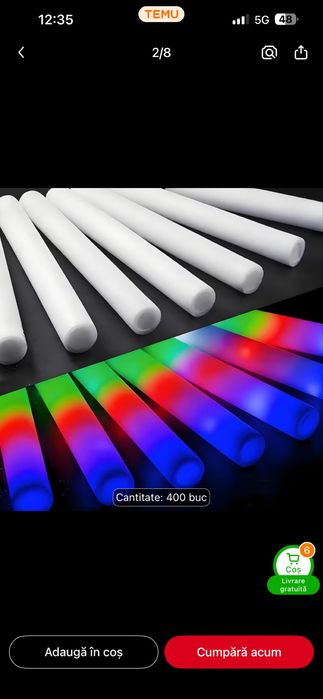 Baghete led pentru petrecere