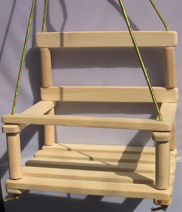 Качели деревянные