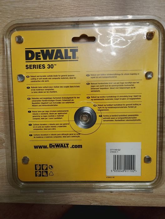 Диск за ръчен циркуляр DeWALT DT1149