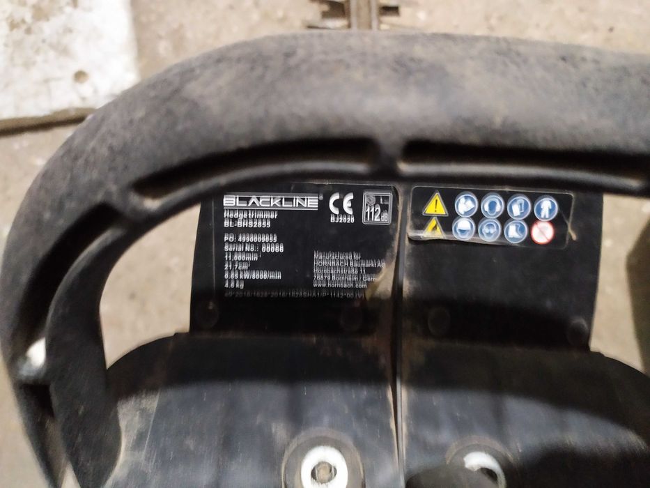 Foarfecă benzina gard verde