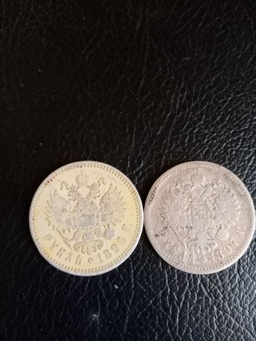 Продам 4серебряные монеты Николая 2