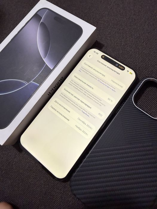 Айфон 16 Про Макс 256гб 100%