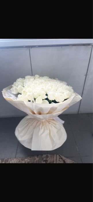 Сто одна роза свежие