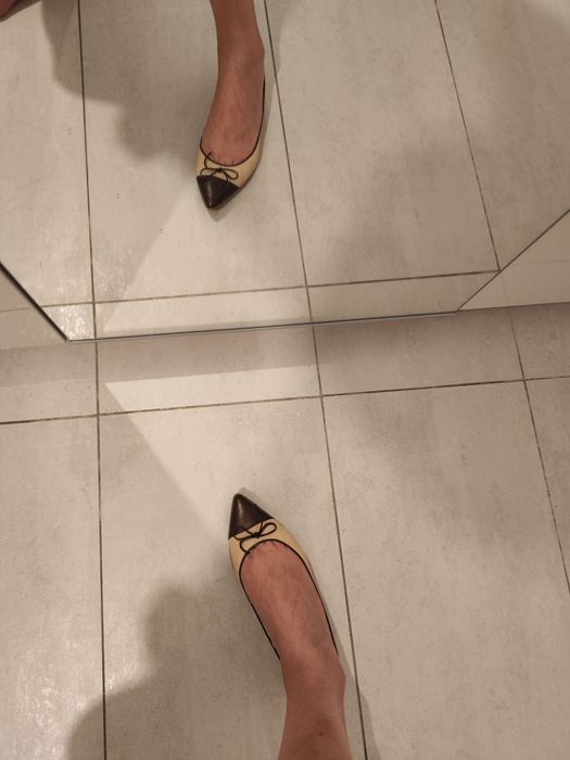 Balerini piele naturala