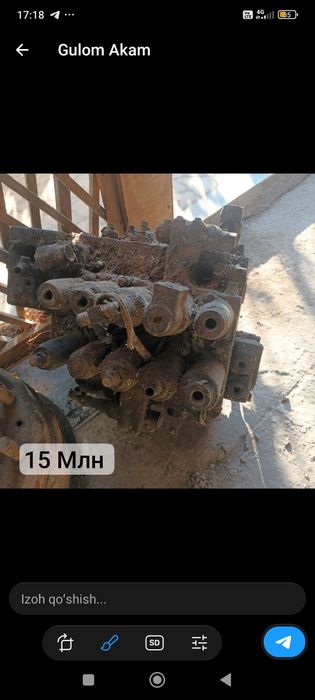 Jonyang 210 Ekskavator zapchatlari sotiladi