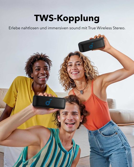 Bluetooth Колонка Anker SoundCore Select 2S, Мощен Звук, 20W