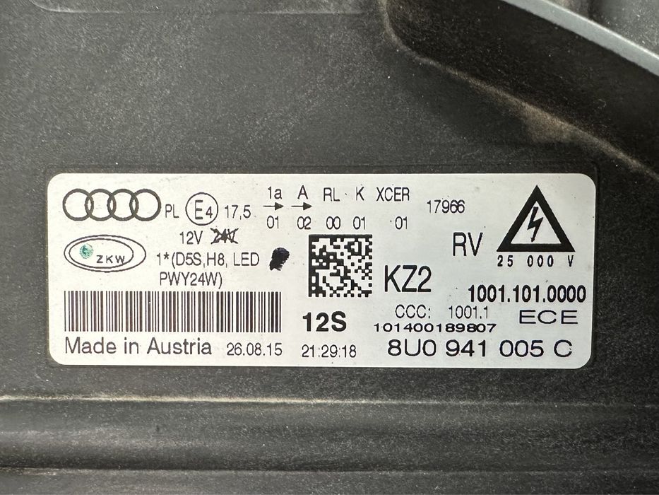 Faruri, Far stanga / Far dreapta Audi Q3 8U Facelift