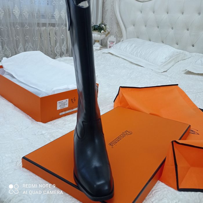 Кожанные сапоги Джованни