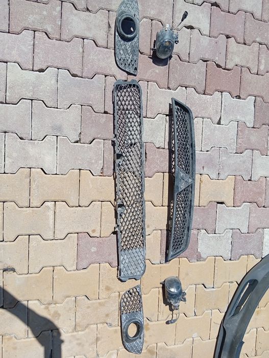 MMC lancer x бампер ,решотка в бампер,птф