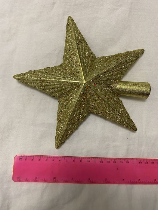 Stea decorativă 3D pentru brad