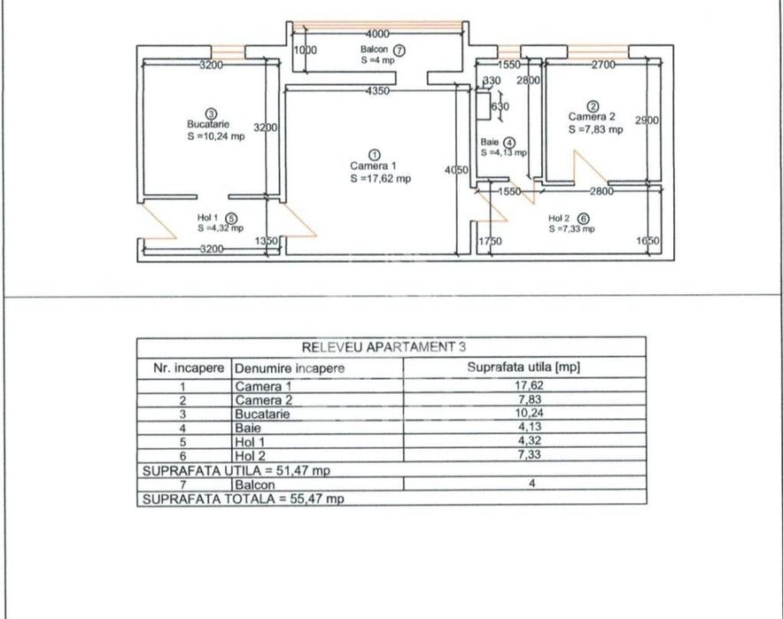 Apartament 2 camere de vanzare, zona Dambovita, Timisoara