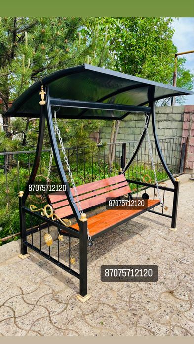 Садовые качели кованые