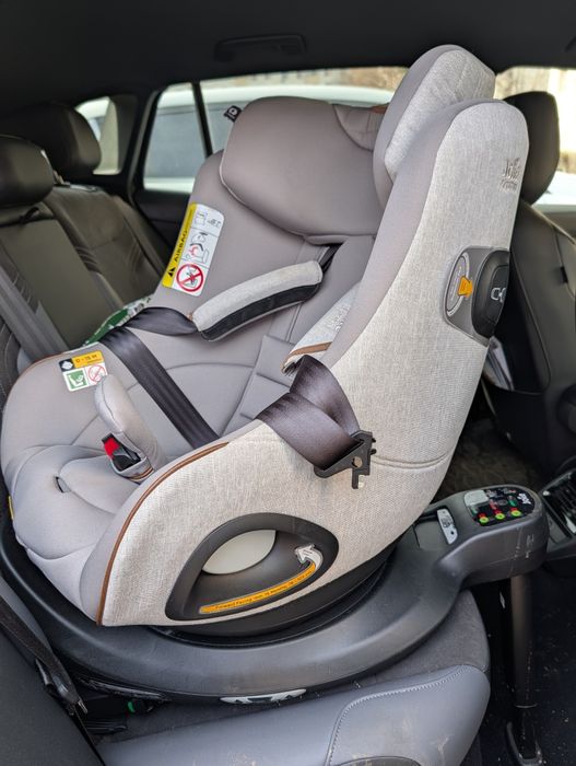 Scaun auto copii Joie i-Size i-Harbour Signature + baza 360, 40-105cm