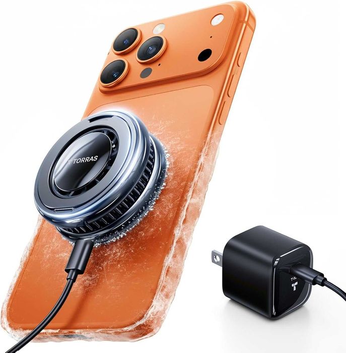 Премиум MagSafe Зарядно TORRAS PolarCircle (25W) с Охлаждане