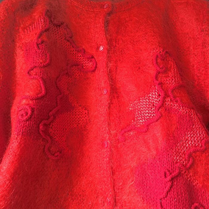 Ръчно плетени, бутикови,единичен екземпляр жилетка/зелено-синя