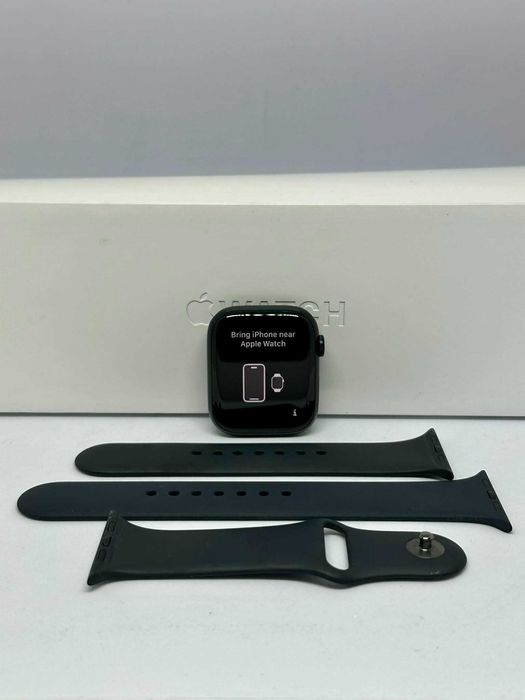 Смарт часовник Apple Watch  Series 8 45mm Midnight + Cellular