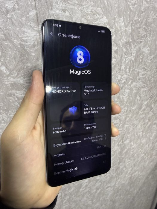 Huawei HONOR X7A 6/128GB o’rtacha xolatda