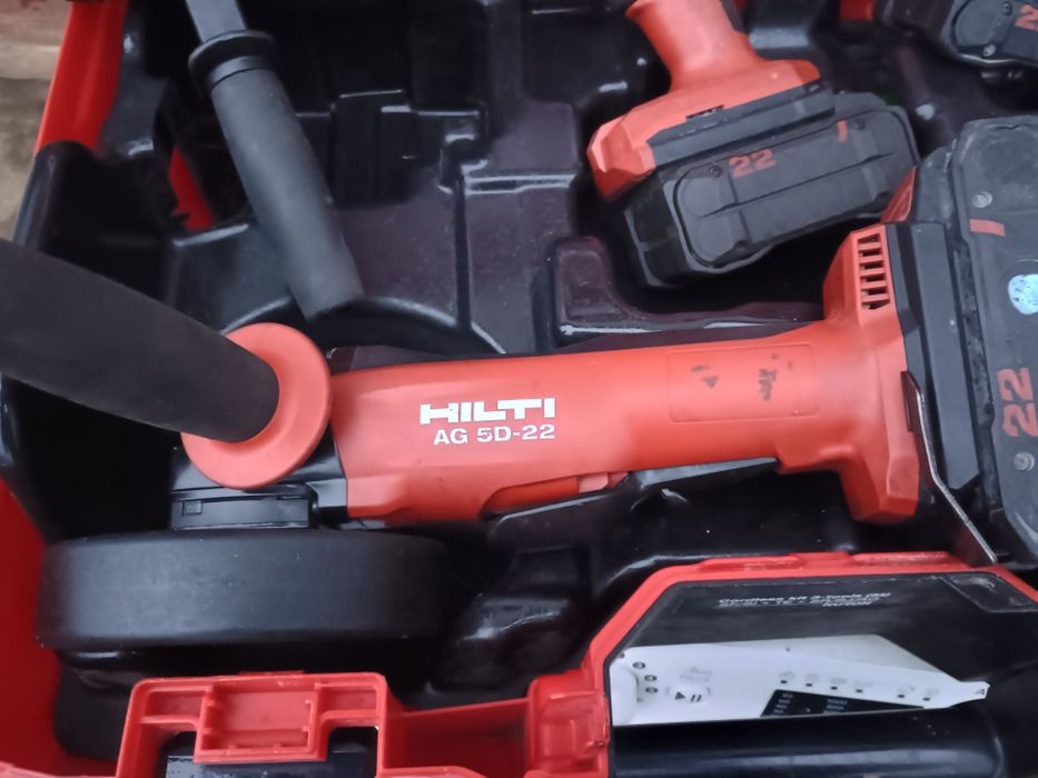 Set hilti nuron. Flex ag 5d, filetanta s4 și rotopercutor te2 ,