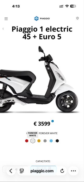 Scooter Piaggio 1 plus