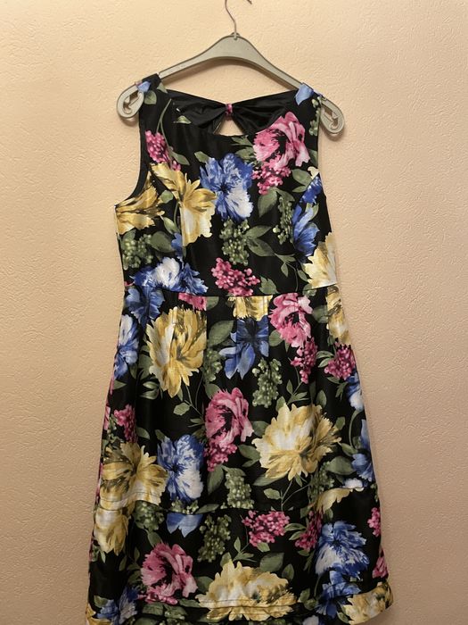 Вечернее, коктейльное платье, из тафты, Англия