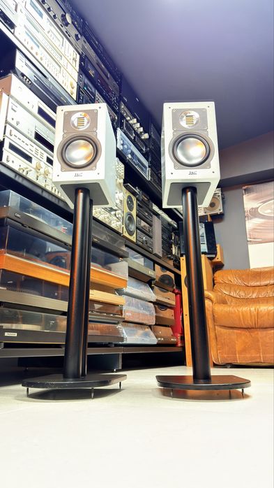 Stative Boxe Hi-Fi Premium din Metal – 65 cm, Construcție Solidă, Finisaj Negru, Picioare cu Țepi pentru Stabilitate