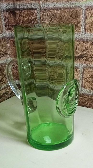 Продам. Пивная кружка Садко цветное зеленое стекло СССР. 1970 г.
