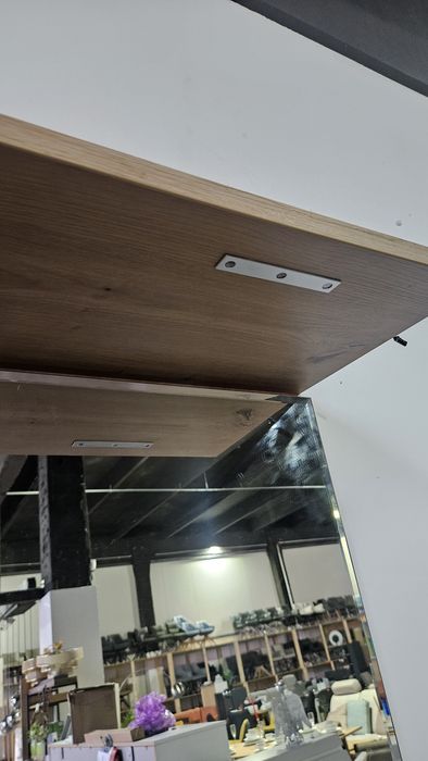 Cuier din 3 piese cu led (pantofar/șezut, cuier cu oglinda , dulap)