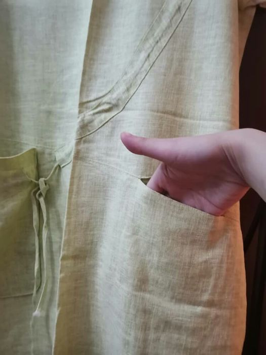 Платье новое , легкое , лён 100%