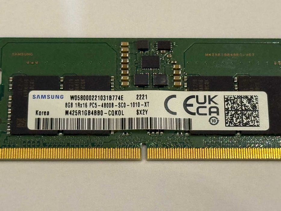 Samsung 8GB DDR5 4800MHz SO-DIMM RAM за лаптоп – M425R1GB4BB0-CQK0L