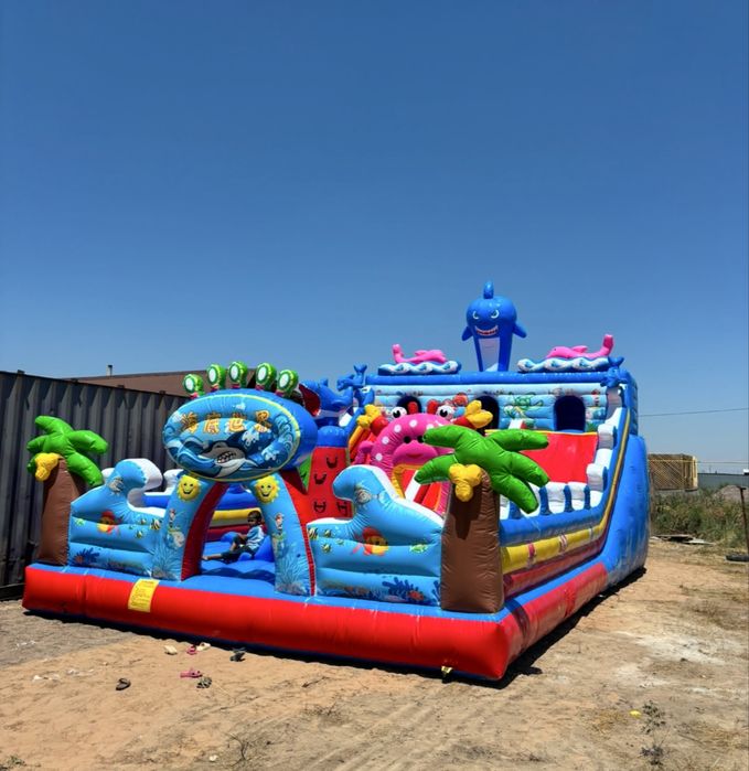 Батут надувной новый