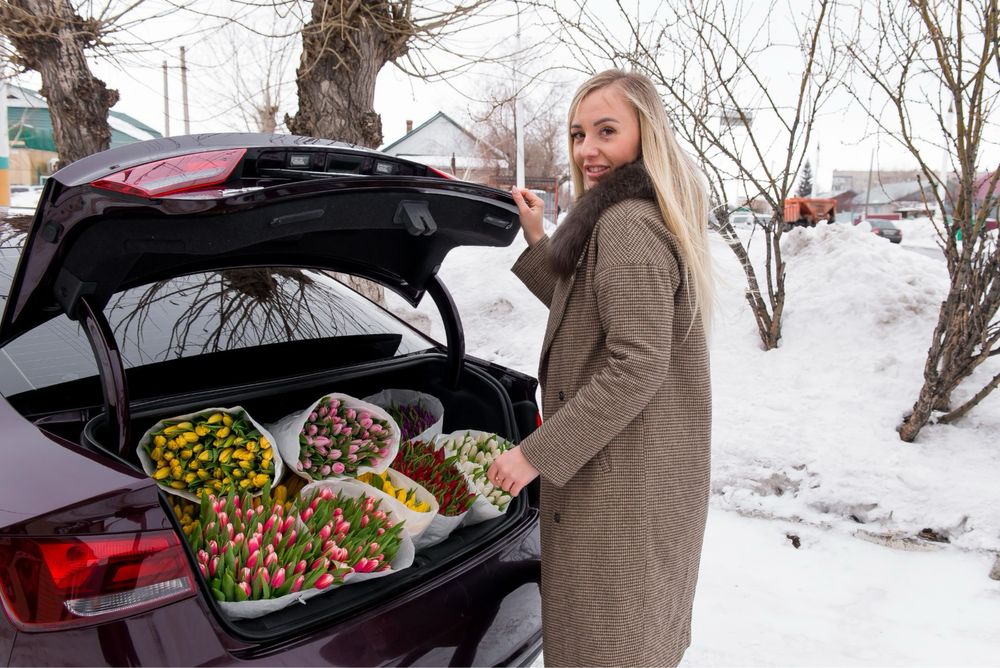 Тюльпаны к 8 марта 2026