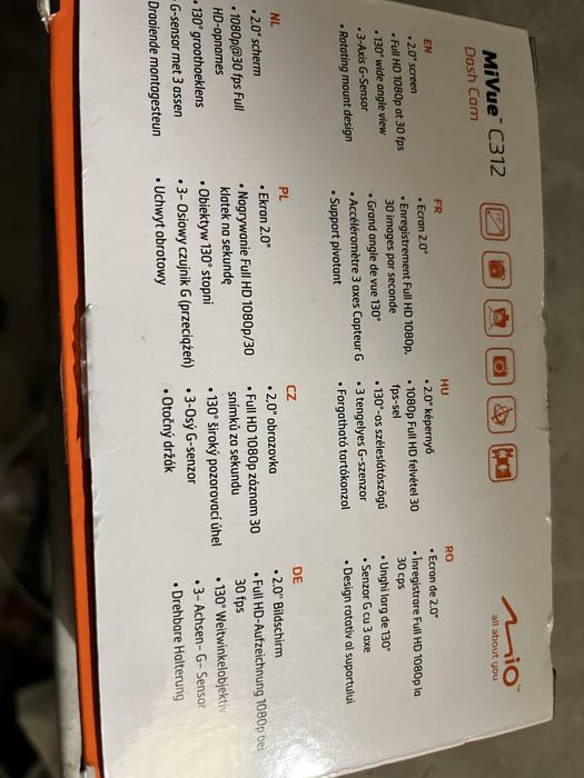 Camera Mio Mivue C312