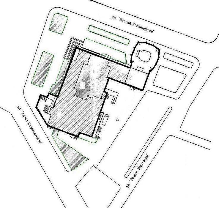 450кв.м партер център гр. Сливница