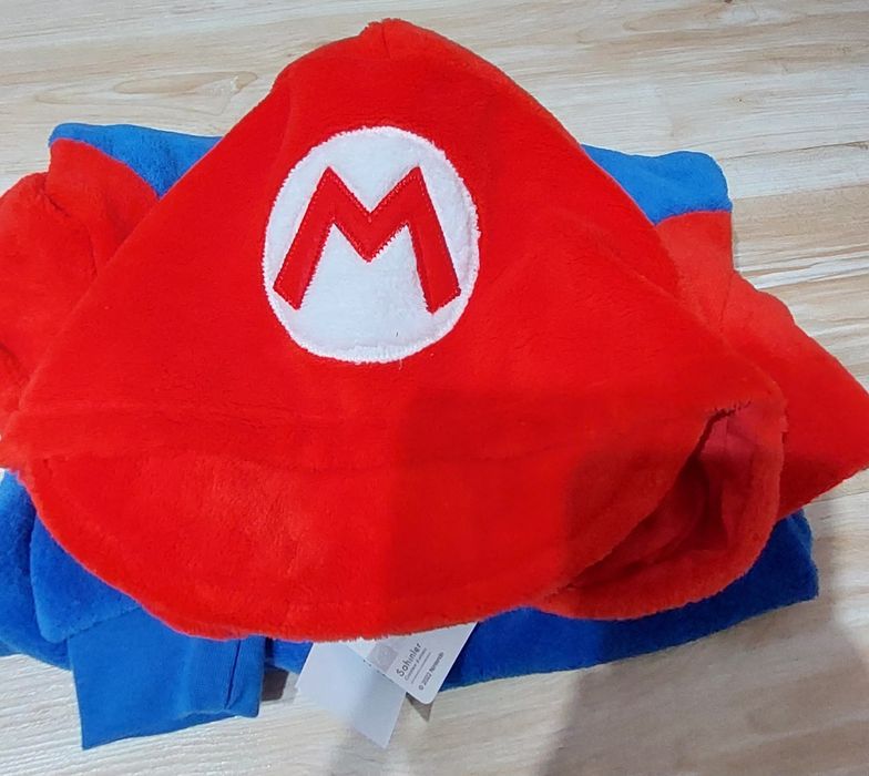 Costum Supermario bebe copil nou cu eticheta