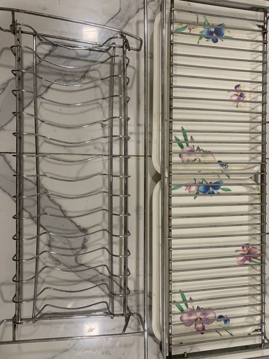 Сушилки для посуды хромированные