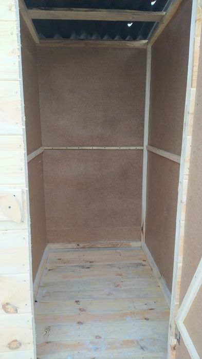 Хозблок из сосновой доски