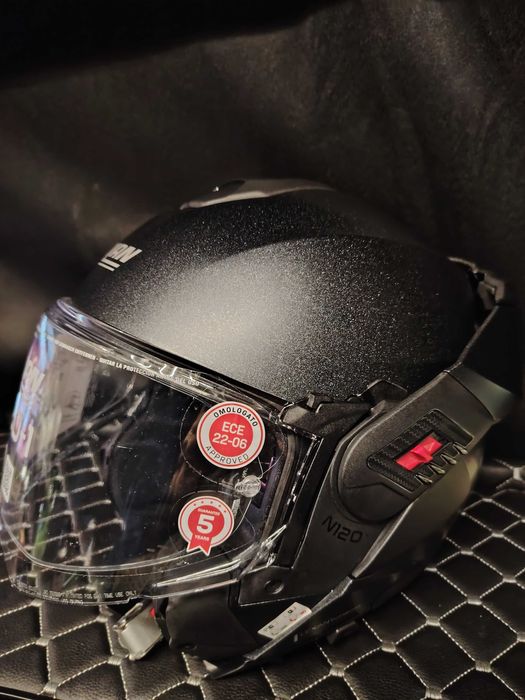 Каска NOLAN N120-1 black graphite