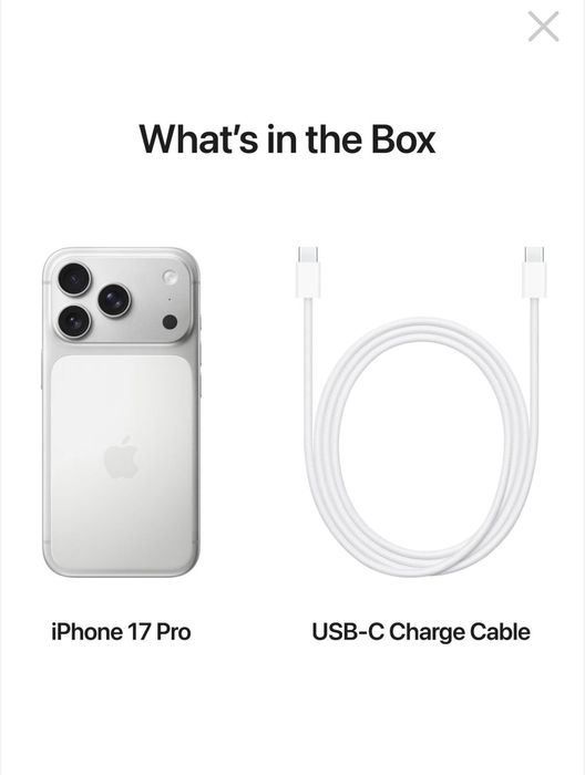 Telefon mobil Apple iPhone 17 Pro, 512GB, 5G, Silver