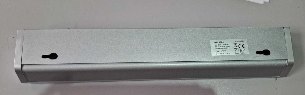 Aplica LED, 33 cm, 5W, 3 temperaturi de culoare, argintiu